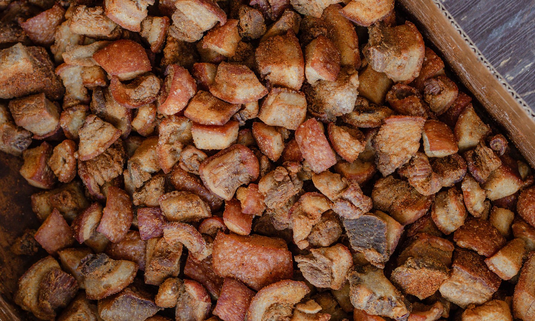 Cracklin close up